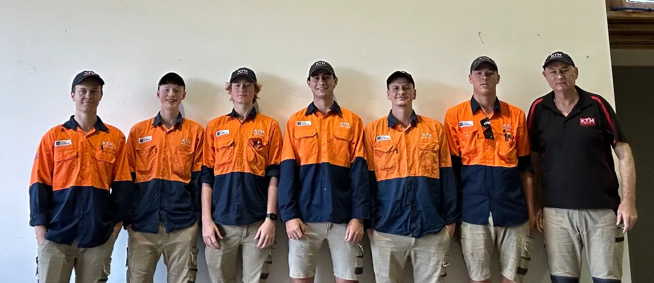 KTM Solutions field electricians ready for a job